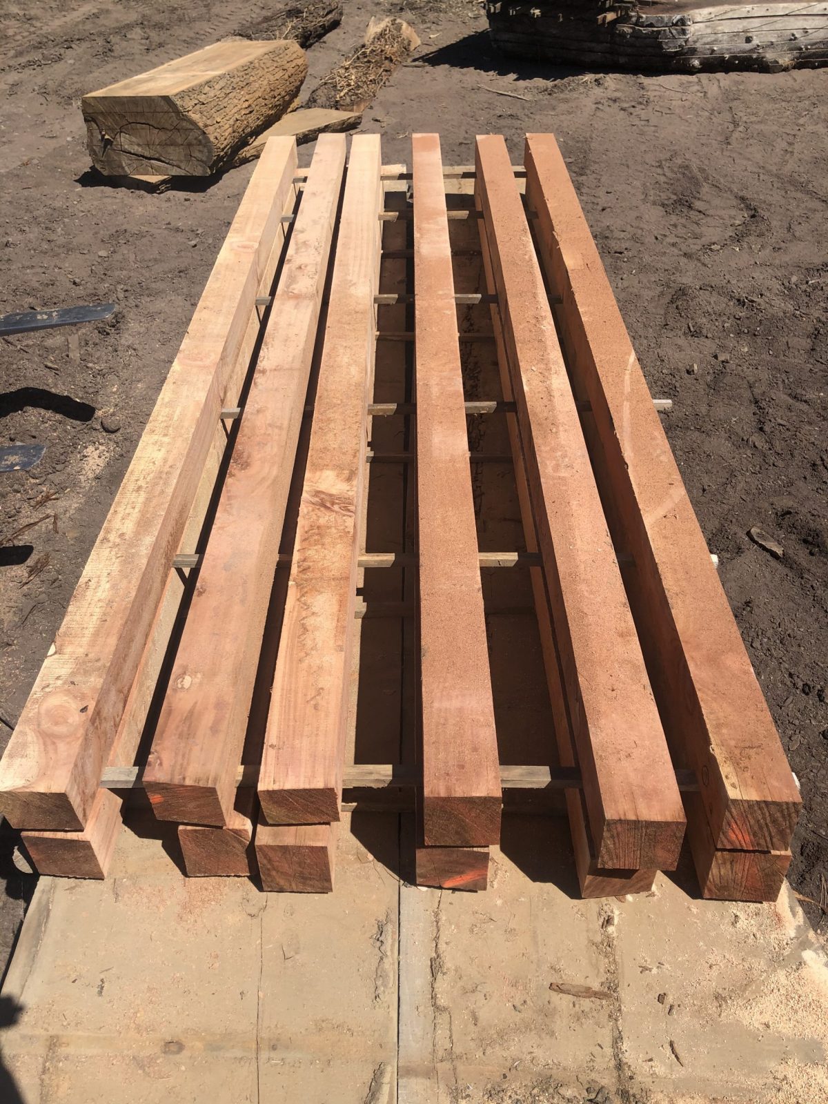 6x6 wood beams