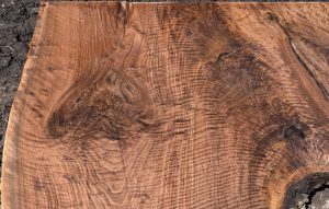 35350 Highly Figured Claro Walnut Crotch Slab 80”x40”-29”x3 1/8” - Image 4