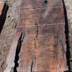 35917 Claro Walnut Slab 140”X66”-63”x3 3/8” July 2022