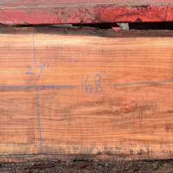 36173 Redwood Slab 168”x45”-35”x2 7/8”