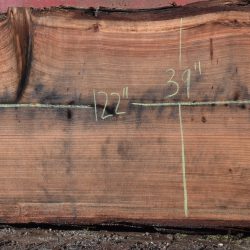 36189 Redwood Slab 122”x40”-39”x2 7/8” Feb 2025