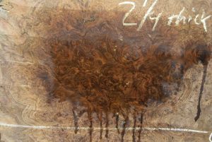 HWBS-73 Claro Walnut Burl Slab 61”x53”x2 1/4” - Image 5