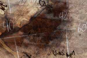 HWBS-54 Claro Walnut Burl Slab 60”x42”-36”x2 1/8” - Image 5