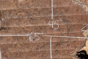 HWBS-55 Claro Walnut Burl Slab 65”x45”-29”x 2 1/8” One of a Kind - Image 4