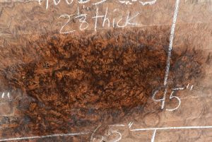 HWBS-55 Claro Walnut Burl Slab 65”x45”-29”x 2 1/8” One of a Kind - Image 6