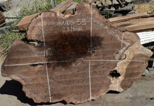 HWBS-55 Claro Walnut Burl Slab 65”x45”-29”x 2 1/8” One of a Kind - Image 5