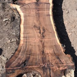 35976 Large Grafted English Claro Orchard Slab 144”x59”-38”x3 3/8