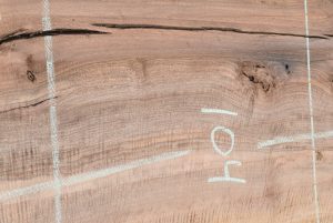 17592 Figured Bastogne Walnut Slab 104"x53"-42"x2" Kiln Dried - Image 7