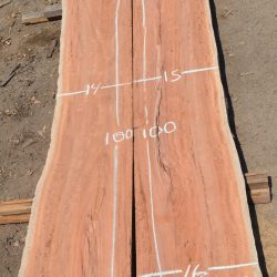 14751 & 14752 Figured Red Gum Eucalyptus Bookmatched Slabs