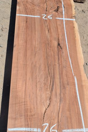 17596 Figured Claro Walnut Slab 153”x29”-24”x2 1/4” - Image 3