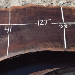 35533 Claro Walnut Slab 127”x51”-38”x3 3/8” February 2022