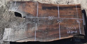 35559 Claro Walnut Slab 80”x60”-46”x6 1/8” Feb 2022