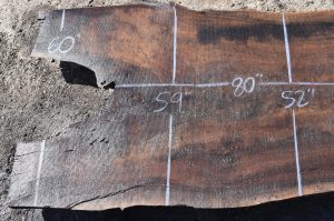 35559 Claro Walnut Slab 80”x60”-46”x6 1/8” Feb 2022 - Image 2