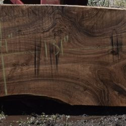 36276 English Walnut Slab 131"x26"-23"x3 1/4" May 2025